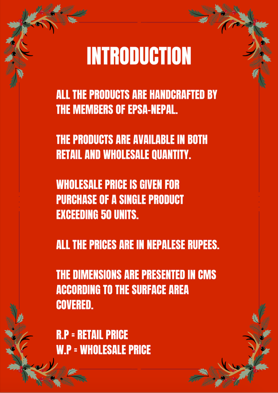 EPSA Christmas items package