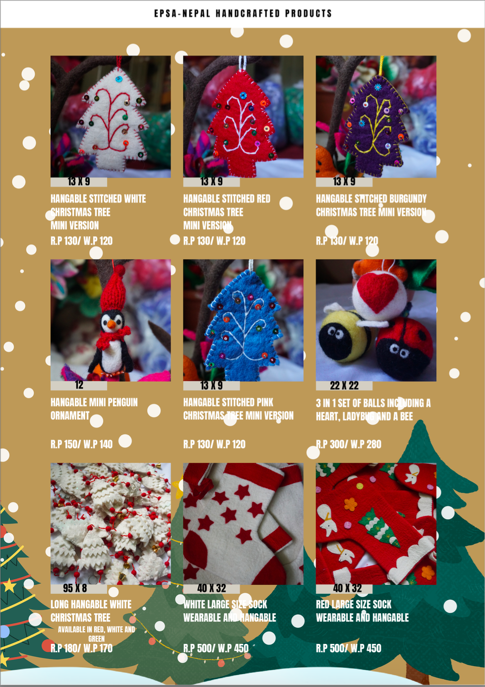 EPSA Christmas items package