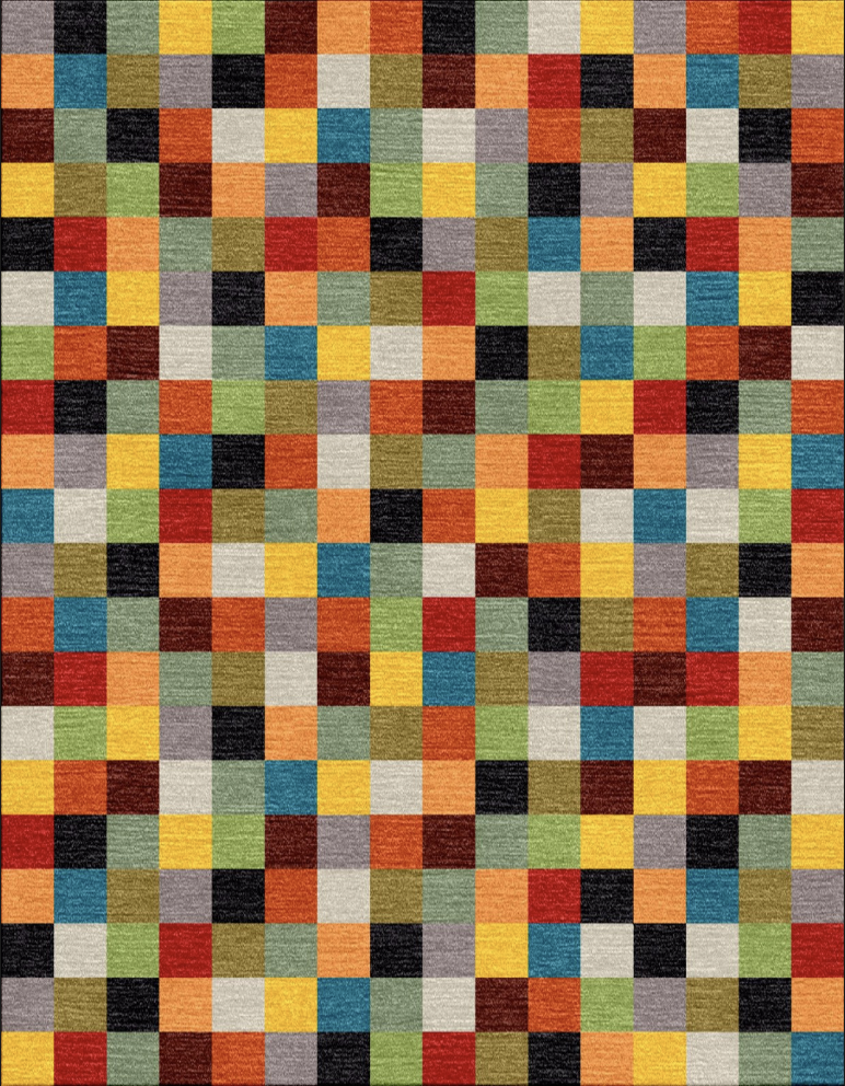 Multi-colored Checker I-B